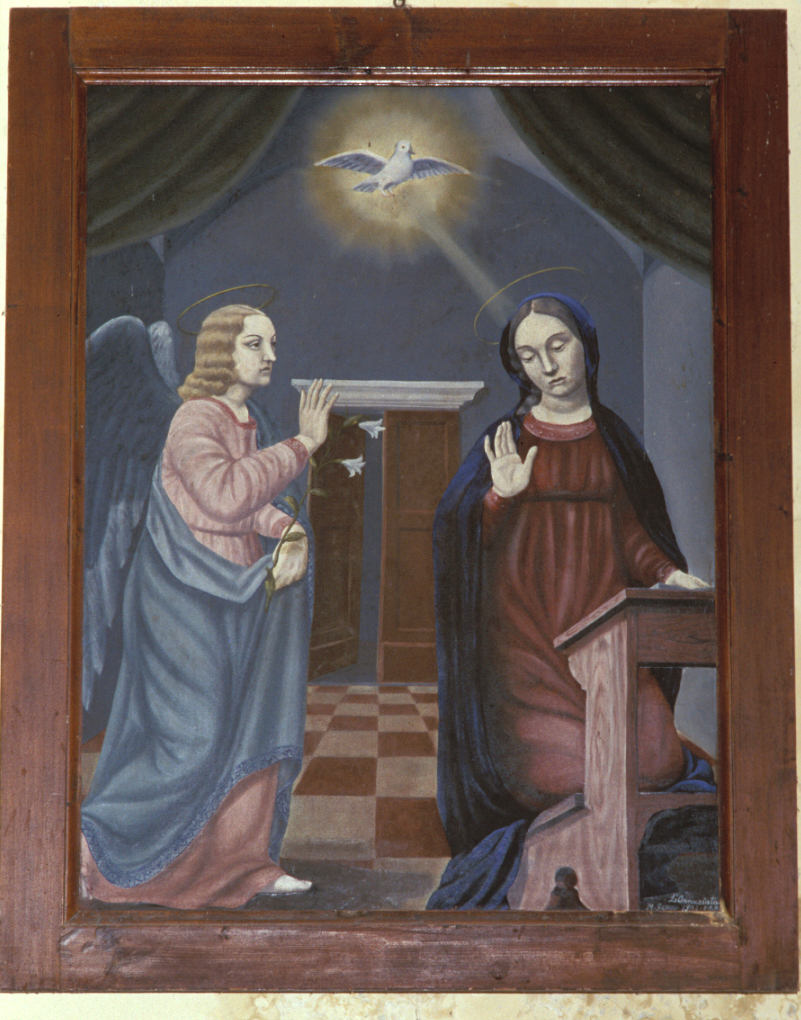 Annunciazione (dipinto) - ambito Italia centrale (sec. XIX)