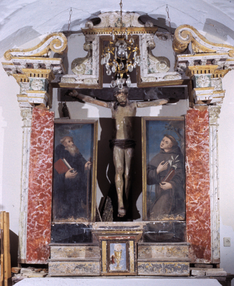 altare, elemento d'insieme - bottega marchigiana (sec. XVIII)