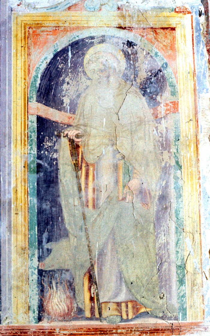 Sant'Antonio Abate (dipinto, ciclo) - ambito marchigiano (sec. XVI)