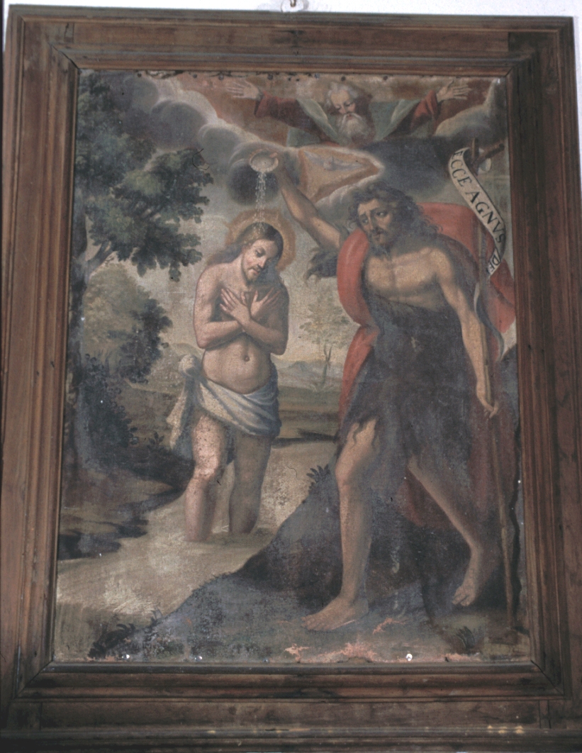 battesimo di Cristo (dipinto) - ambito marchigiano (sec. XVII)