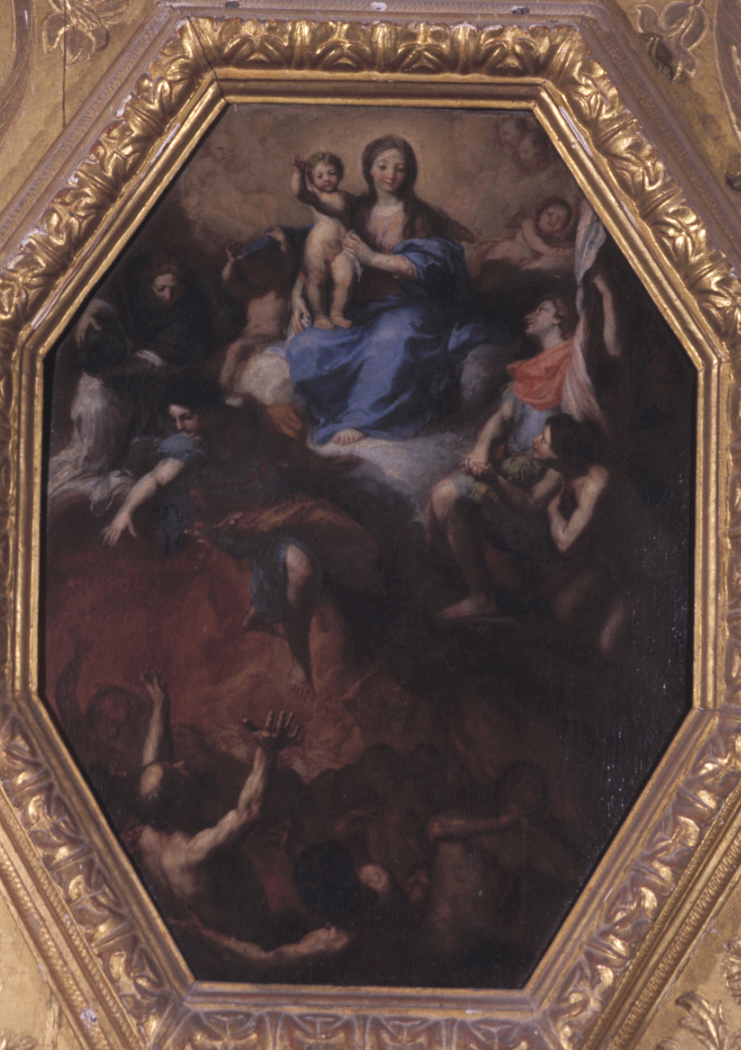 Madonna che intercede per le anime del purgatorio (dipinto, elemento d'insieme) di Maratta Carlo (sec. XVII)