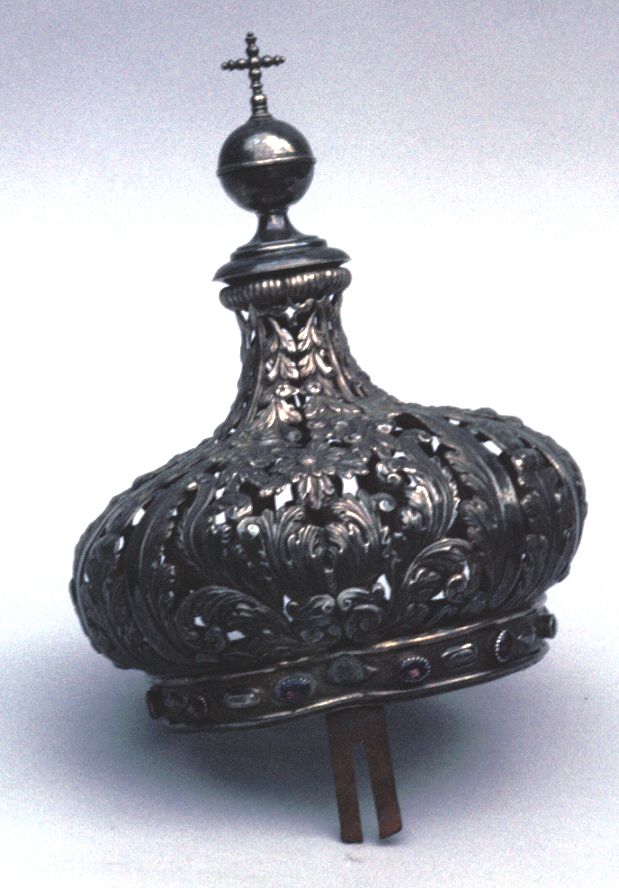 corona da statua, elemento d'insieme - bottega marchigiana (sec. XVIII)