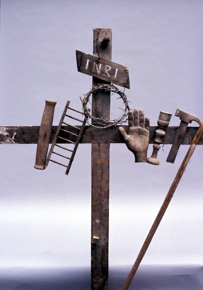 croce penitenziale - bottega marchigiana (sec. XIX)