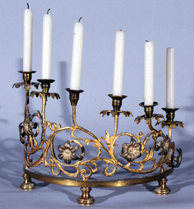 candelabro, coppia - bottega marchigiana (sec. XVIII)