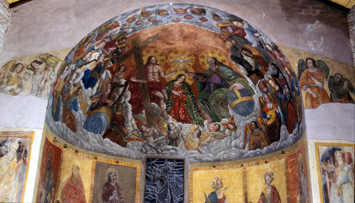 incoronazione di Maria Vergine (dipinto, ciclo) - ambito marchigiano (sec. XVII)