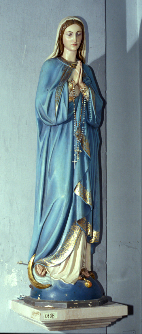 Madonna (statua) - produzione marchigiana (sec. XIX)