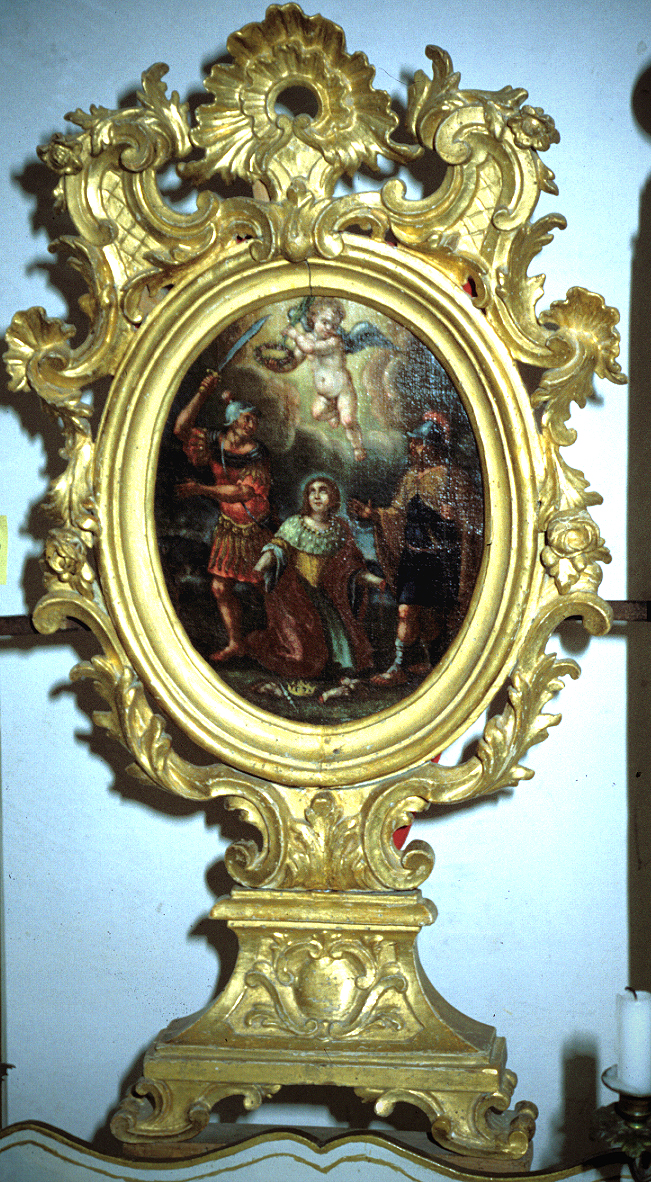 martirio di Sant'Eurosia (dipinto, elemento d'insieme) - ambito marchigiano (sec. XVII)
