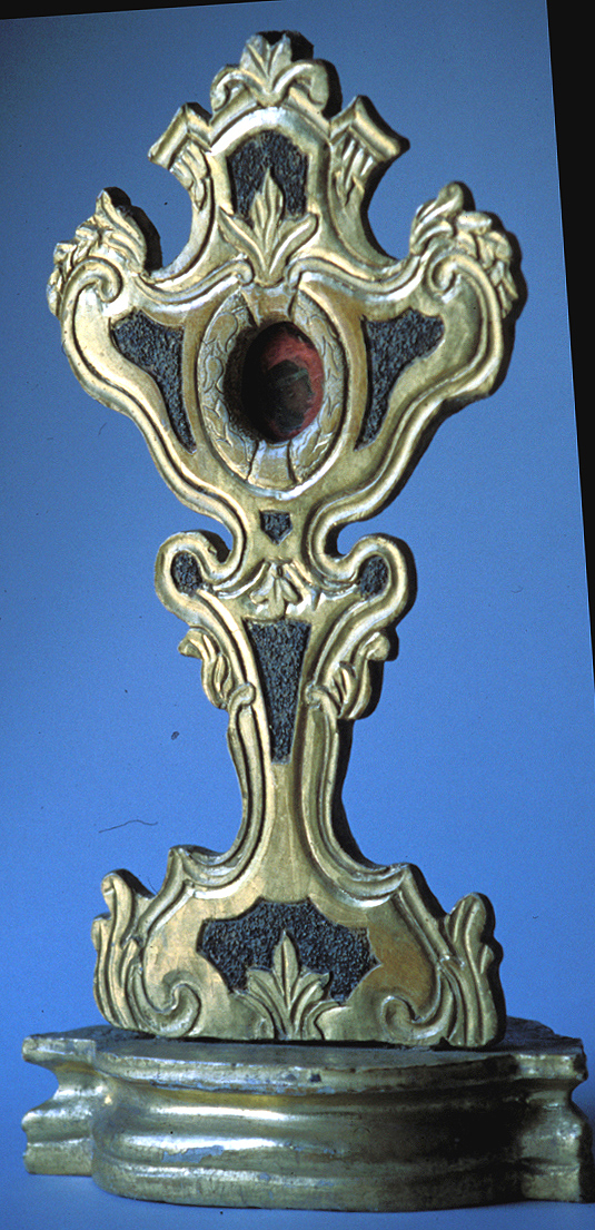 reliquiario - a ostensorio - bottega marchigiana (sec. XVIII)