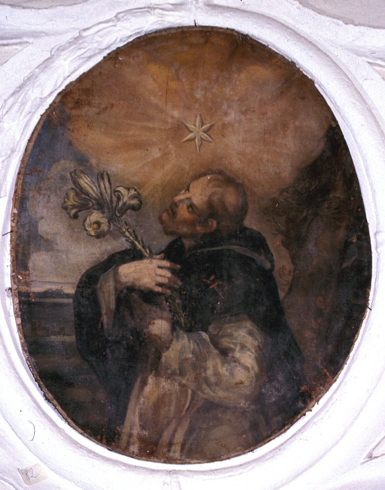 San Domenico (dipinto, elemento d'insieme) - ambito marchigiano (sec. XVII)