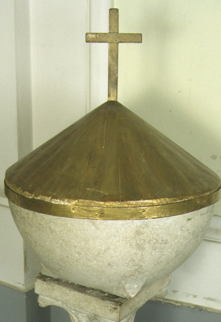 coperchio del fonte battesimale, elemento d'insieme - ambito marchigiano (prima metà sec. XIX)