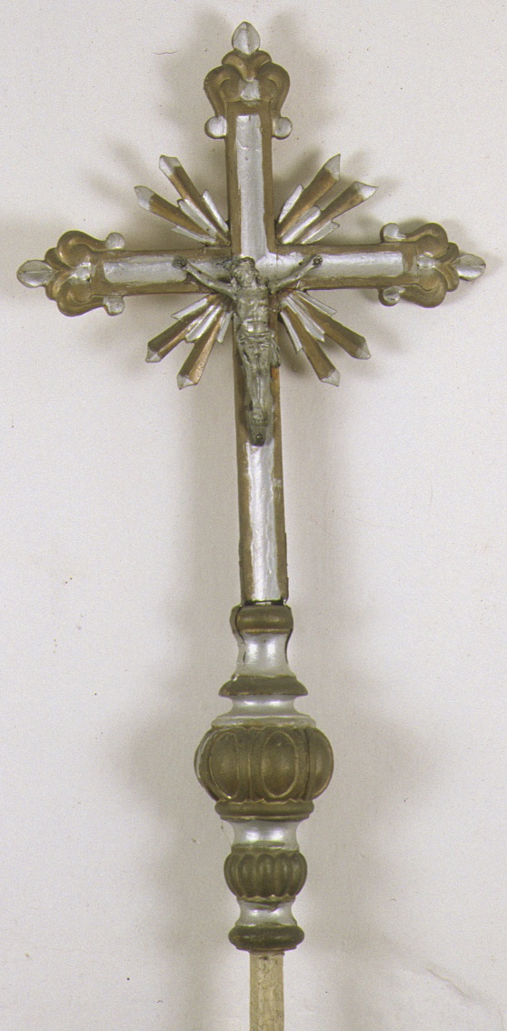 croce processionale - ambito marchigiano (sec. XIX)