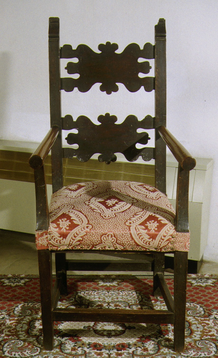 sedia - ambito marchigiano (fine/inizio secc. XIX/ XX)