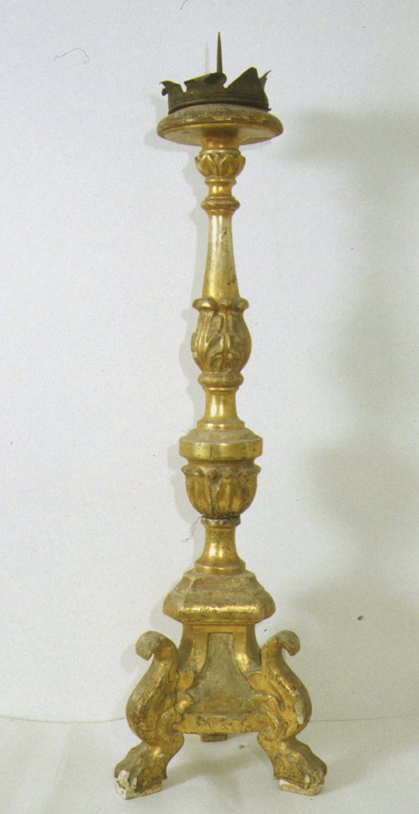 candeliere d'altare, serie - ambito marchigiano (sec. XIX)