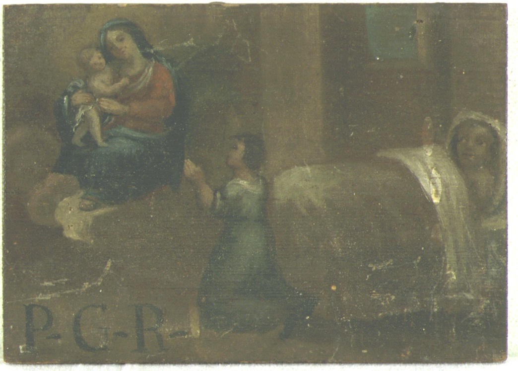 miracolo della Madonna del Pelingo (ex voto) - bottega marchigiana (sec. XIX)