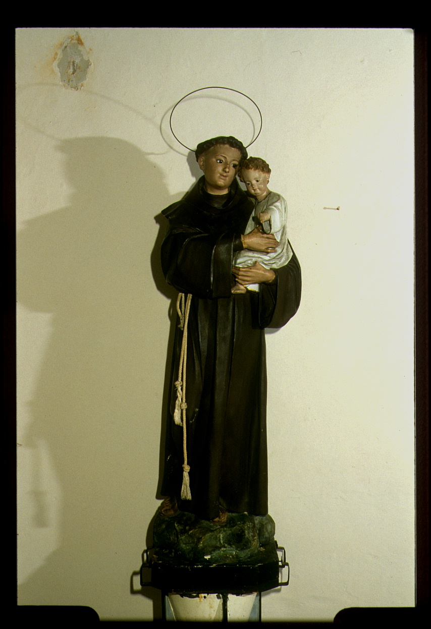 Sant'Antonio da Padova con Bambino (statua) - ambito marchigiano (sec. XX)