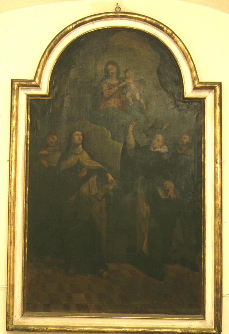 Madonna del Carmelo, Madonna con Bambino (dipinto) - bottega marchigiana (sec. XIX)
