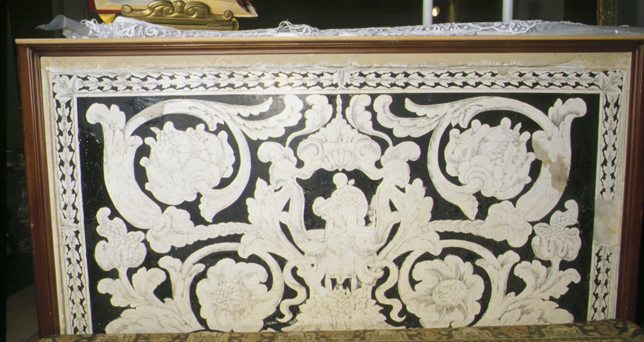 San Giuseppe (paliotto, elemento d'insieme) di P. Silvestro da Bologna (sec. XVII)
