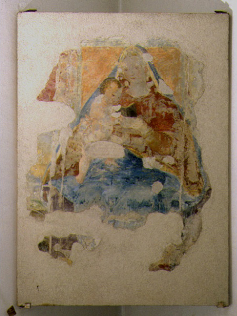 Beata Vergine dei Sodi, Madonna con Bambino (dipinto) - ambito marchigiano (fine/inizio secc. XVI/ XVII)
