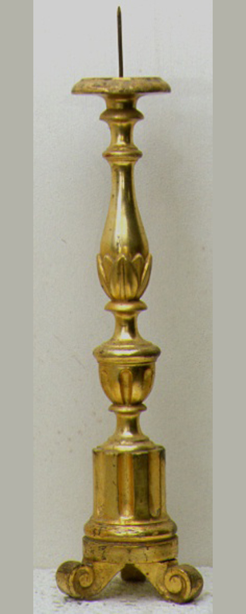 candeliere, serie - ambito marchigiano (sec. XVIII)
