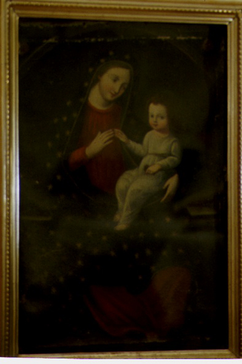 Madonna con Bambino (dipinto, elemento d'insieme) - bottega marchigiana (seconda metà sec. XVIII)