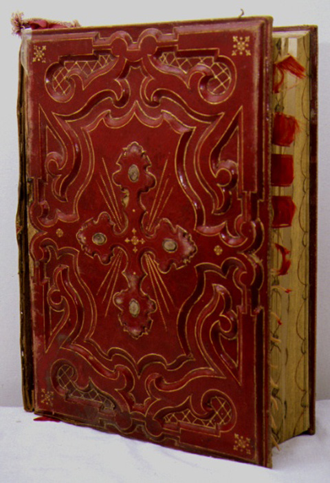 coperta di libro liturgico - ambito piemontese (sec. XIX)