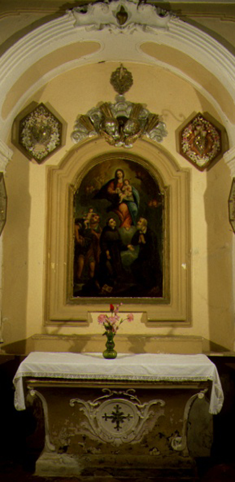 altare, elemento d'insieme - ambito marchigiano (sec. XVIII)