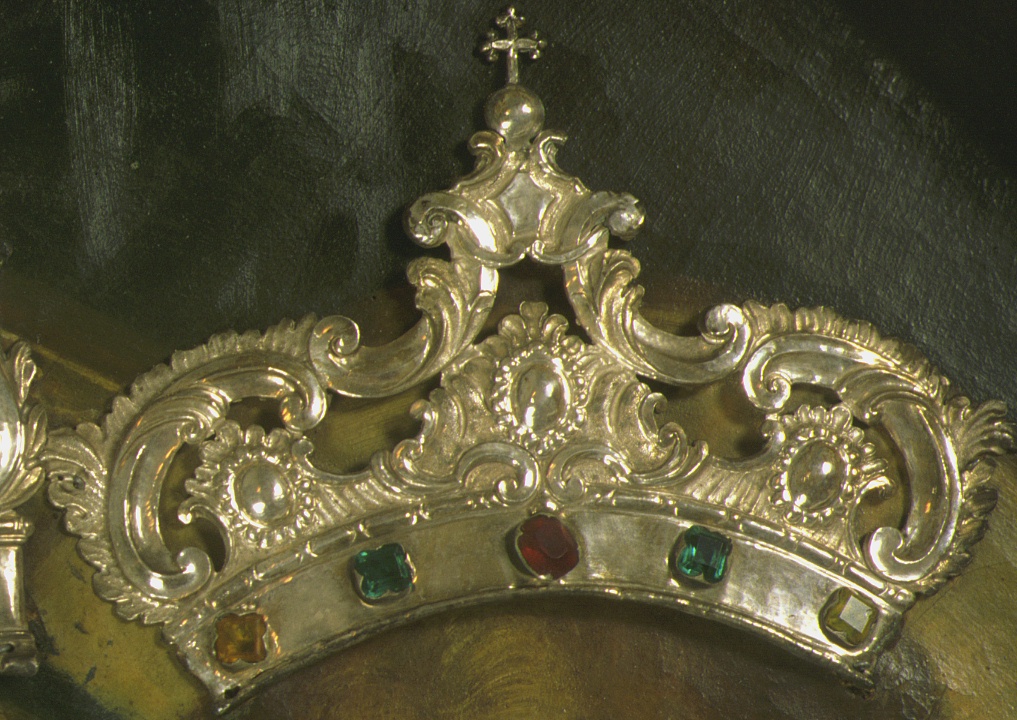 corona da dipinto, elemento d'insieme - ambito marchigiano (sec. XIX)
