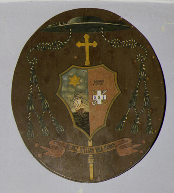 Stemma di Monsignor Giovanni Capobianco (dipinto) - ambito marchigiano (sec. XX)