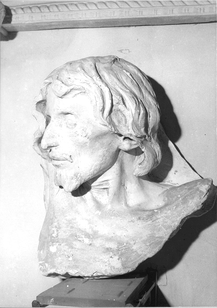 testa di Cristo (scultura) di De Angelis Giuseppe (sec. XX)