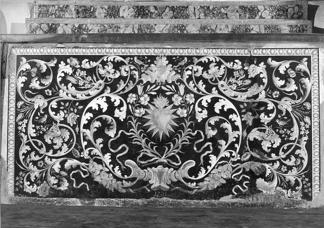 motivi decorativi (paliotto) - bottega italiana (sec. XVIII)