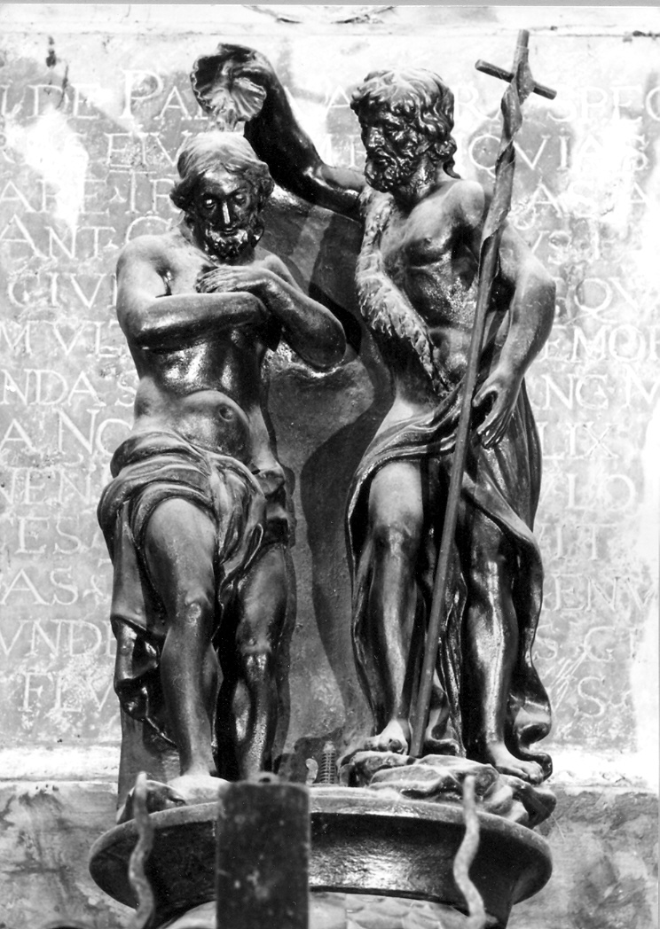 battesimo di Cristo (gruppo scultoreo) di Piani Antonio (fine/inizio secc. XVIII/ XIX)