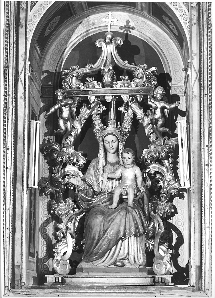 Madonna del Rosario (statua) - bottega marchigiana (prima metà sec. XX)