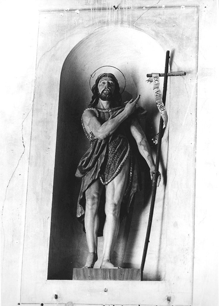 San Giovanni Battista (statua) - ambito marchigiano (sec. XIX)