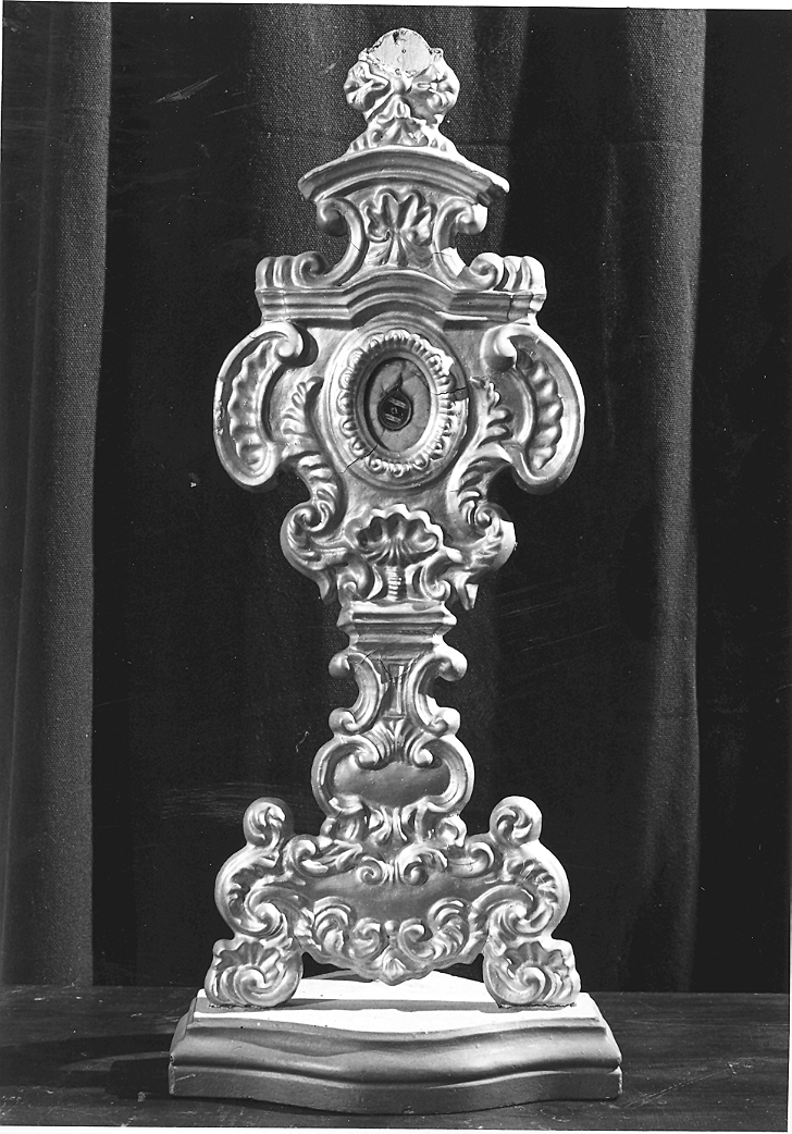 reliquiario, serie - bottega marchigiana (fine sec. XVIII)