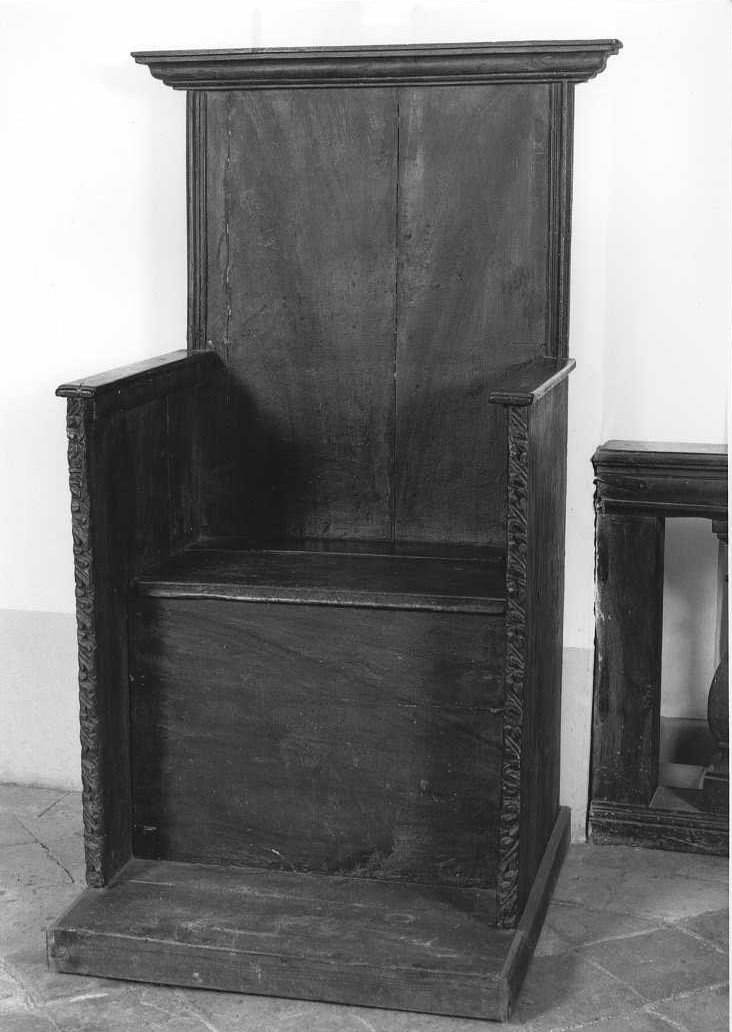 trono - bottega marchigiana (sec. XVII)