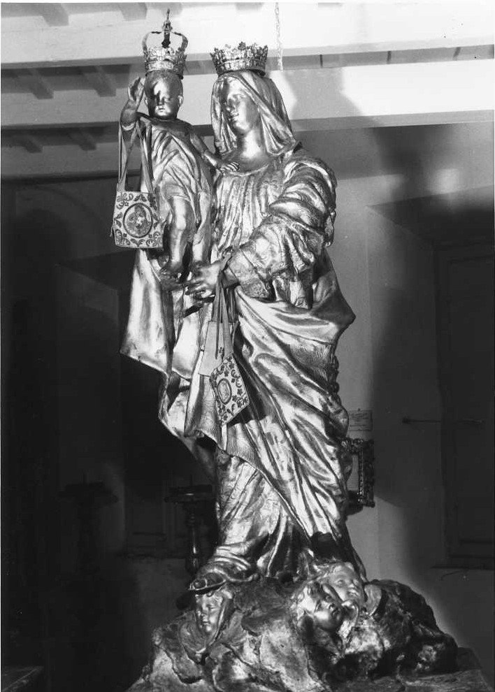 Madonna del Carmelo (statua) di Giulianelli Giuseppe (sec. XVII)