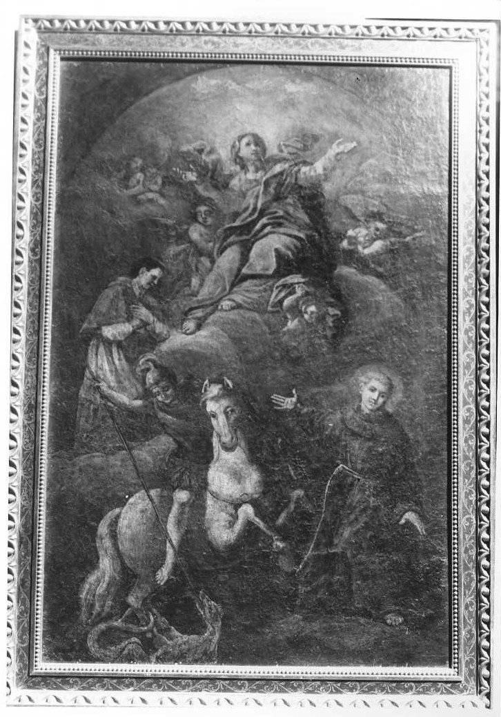 Madonna Assunta e Santi (dipinto) di Liozzi Antonio (sec. XVIII)