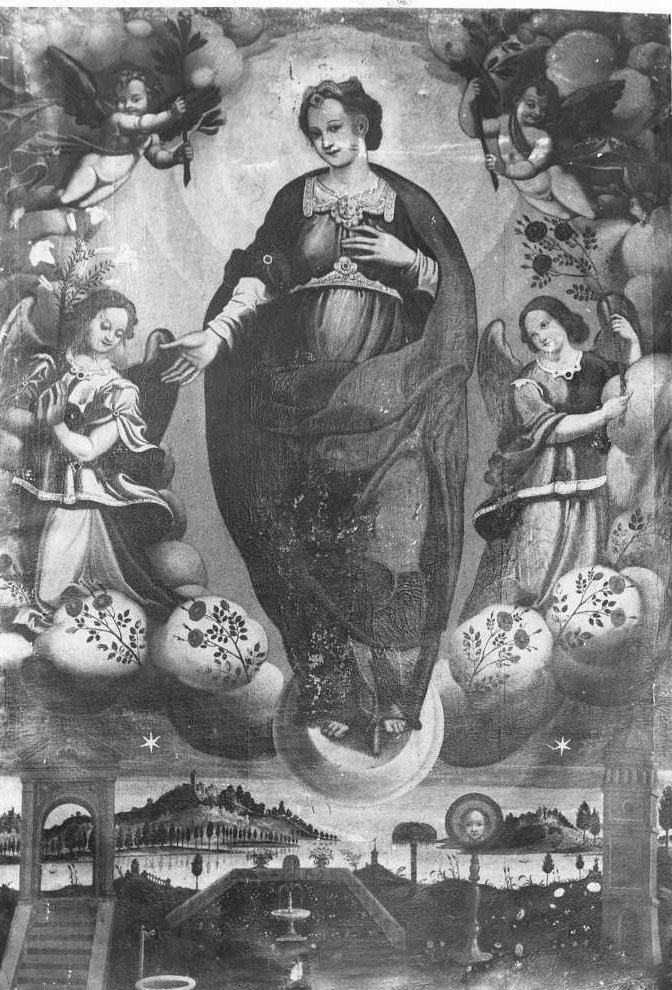 Immacolata Concezione (dipinto) di Scatoglia Gian Francesco (sec. XVII)