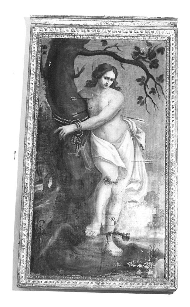 San Sebastiano (dipinto, pendant) - ambito veneto (fine/inizio secc. XVI/ XVII)