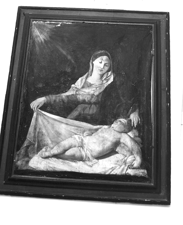 Madonna con Bambino (dipinto) - ambito veneto (fine/inizio secc. XVI/ XVII)