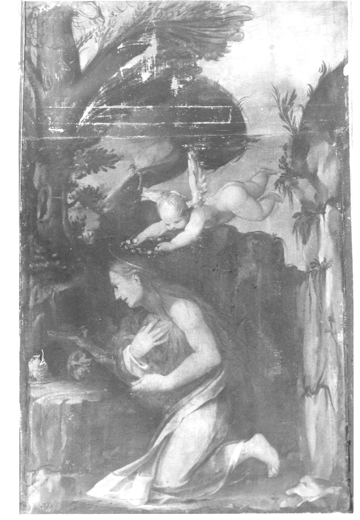 Santa Maria Maddalena penitente (dipinto) di Sacchi Andrea (scuola) (fine sec. XVII)