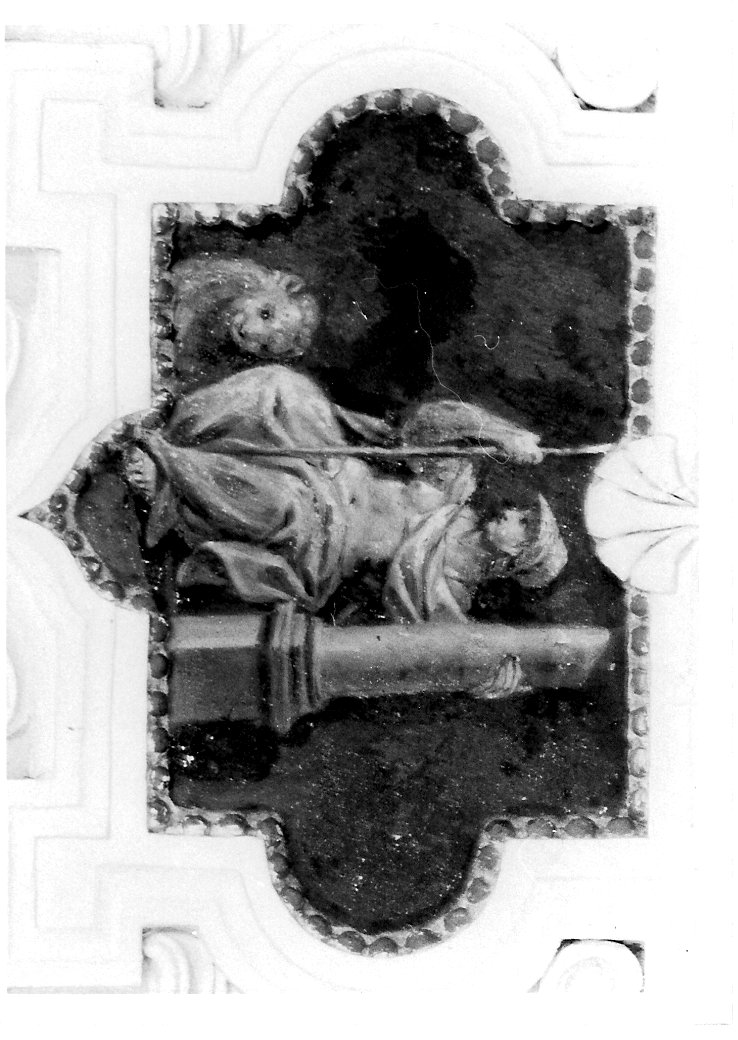 allegoria della Fortezza (dipinto, elemento d'insieme) - ambito marchigiano (terzo quarto sec. XVIII)