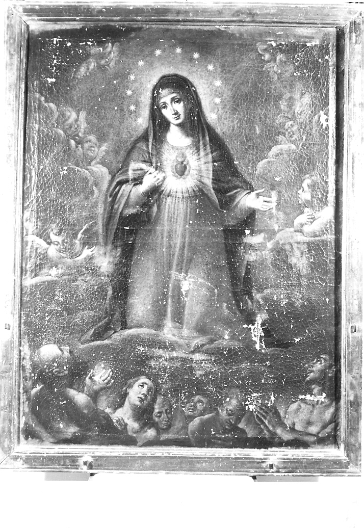Sacro Cuore di Maria (dipinto) - ambito di Fermo (metà sec. XIX)