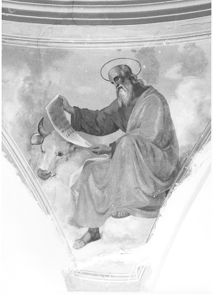 San Luca (dipinto, elemento d'insieme) - ambito di Fermo (seconda metà sec. XIX)