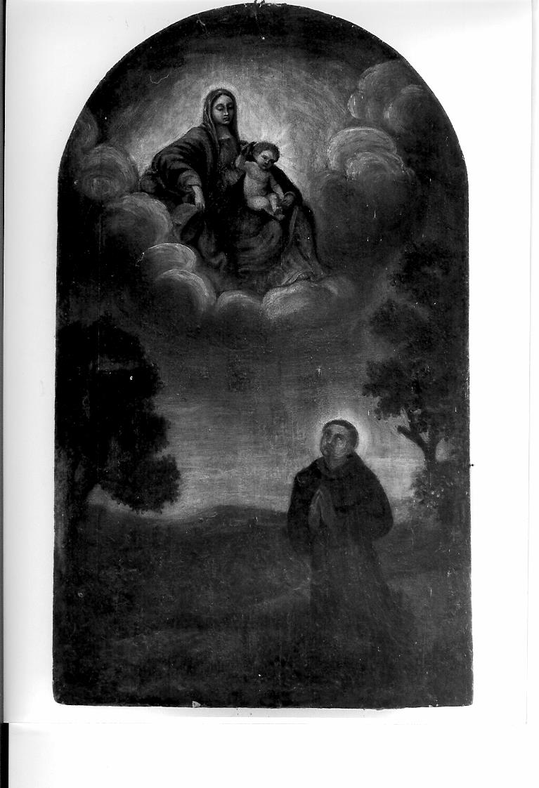 Madonna con Bambino e San Liberato (dipinto) - ambito marchigiano (sec. XIX)