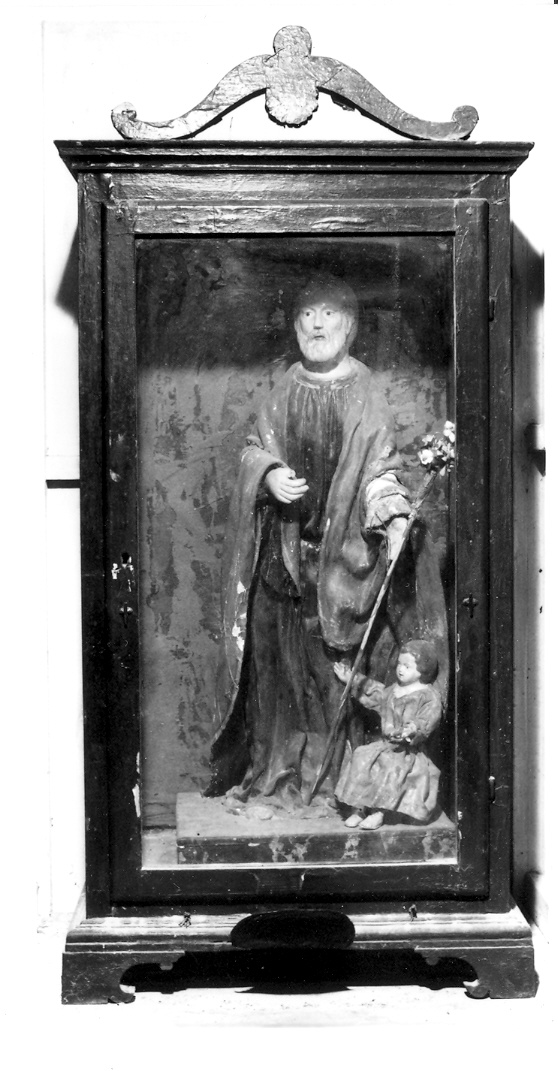 San Giuseppe e Gesù Bambino (statua) - bottega marchigiana (sec. XIX)