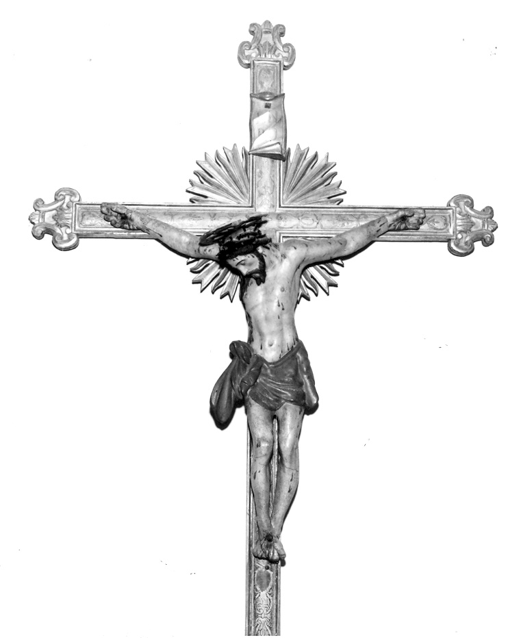 Cristo crocifisso (scultura) - bottega marchigiana (sec. XVIII)