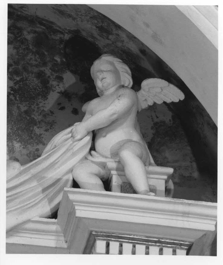 angelo (scultura, coppia) - bottega marchigiana (secondo quarto sec. XVIII)