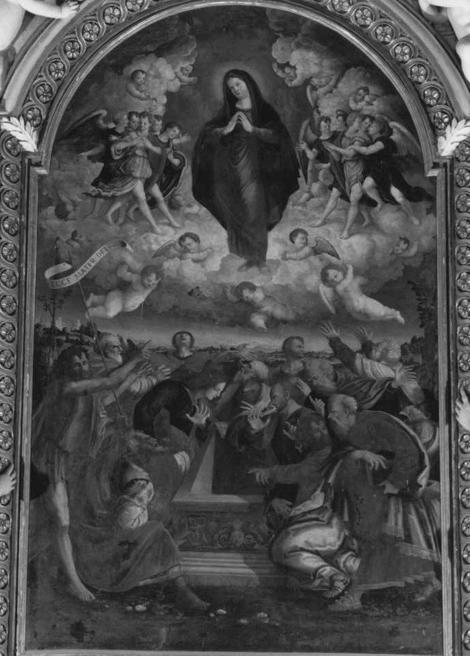 assunzione della Madonna (dipinto) di Pagani Vincenzo (prima metà sec. XVI)