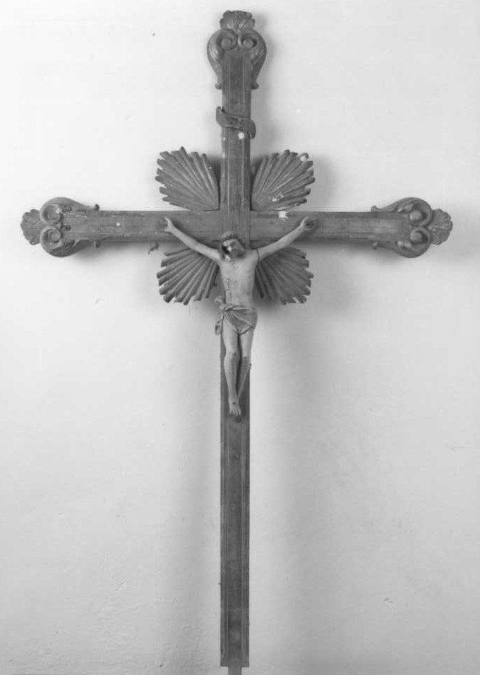 croce processionale - bottega marchigiana (seconda metà sec. XIX)